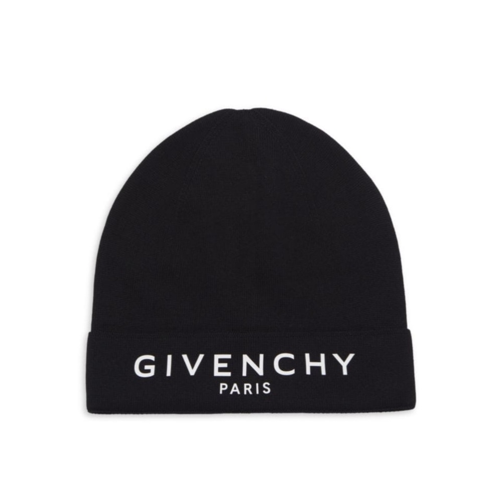 Givenchy Embroidered Logo Wool Beanie